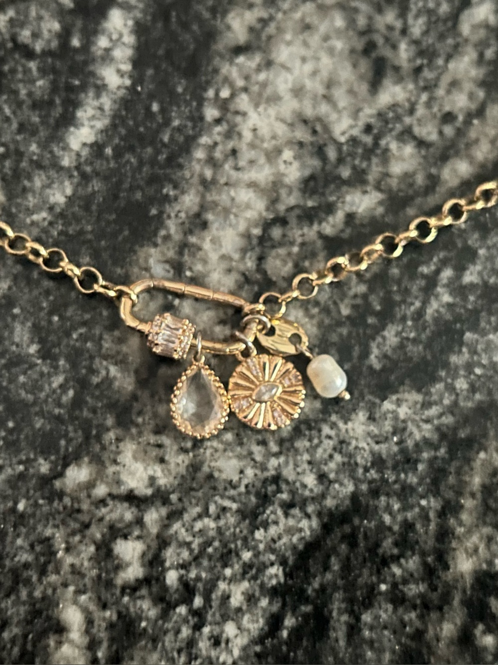 Local Eclectic Queen Crystal Birthstone Charm Necklace - Picture 2 of 2